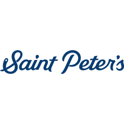 Saint Peter's Peacocks Wordmark Logo 2020 - Present